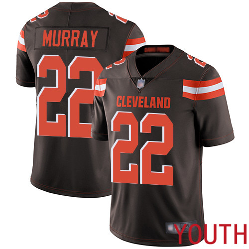 Cleveland Browns Eric Murray Youth Brown Limited Jersey #22 NFL Football Home Vapor Untouchable->youth nfl jersey->Youth Jersey